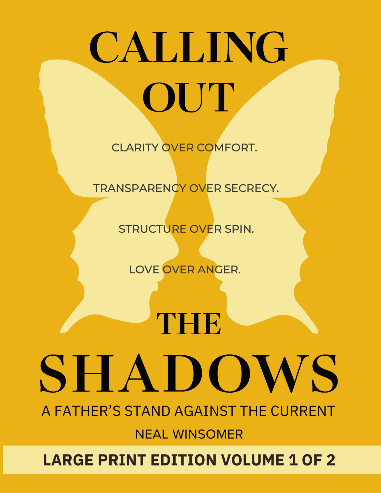 Large Print Edition Volume 1 cover