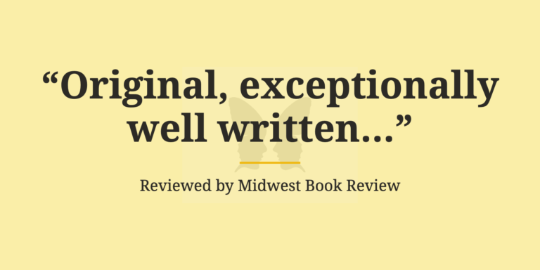 Midwest Book Review pull quote for Calling Out the Shadows by Neal Winsomer, original, exceptionally well written